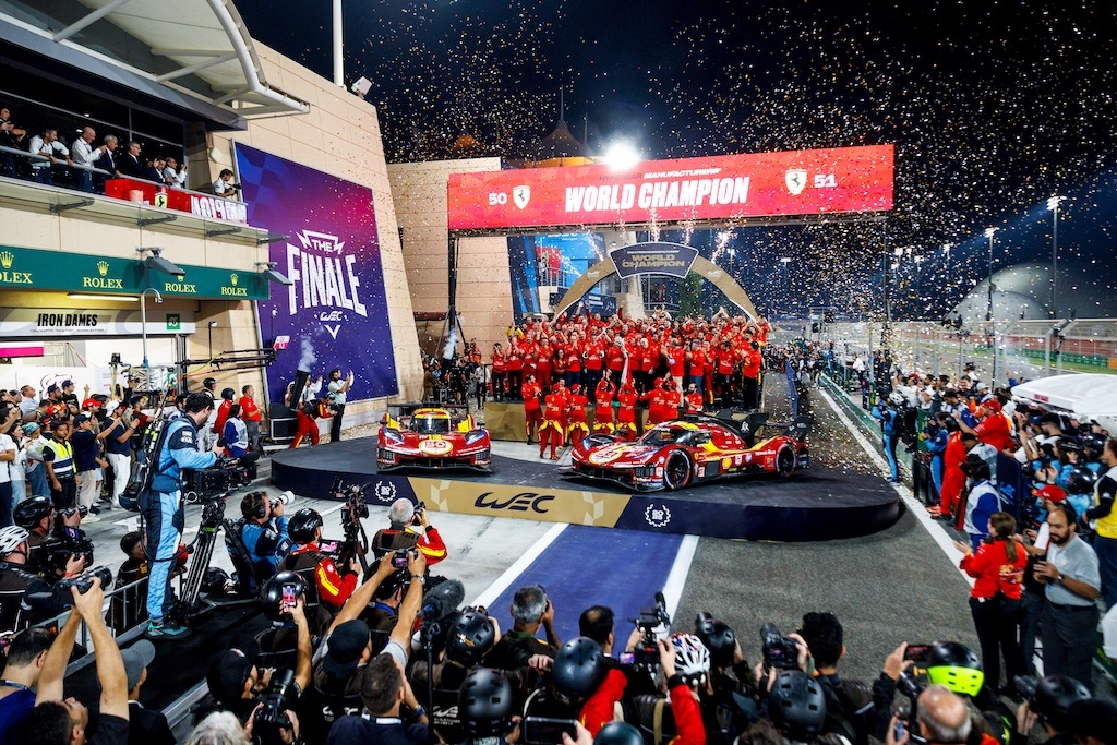 Nicklas Nielsen på VM-podiet for tredje år i træk.
(Foto: Ferrari Media)